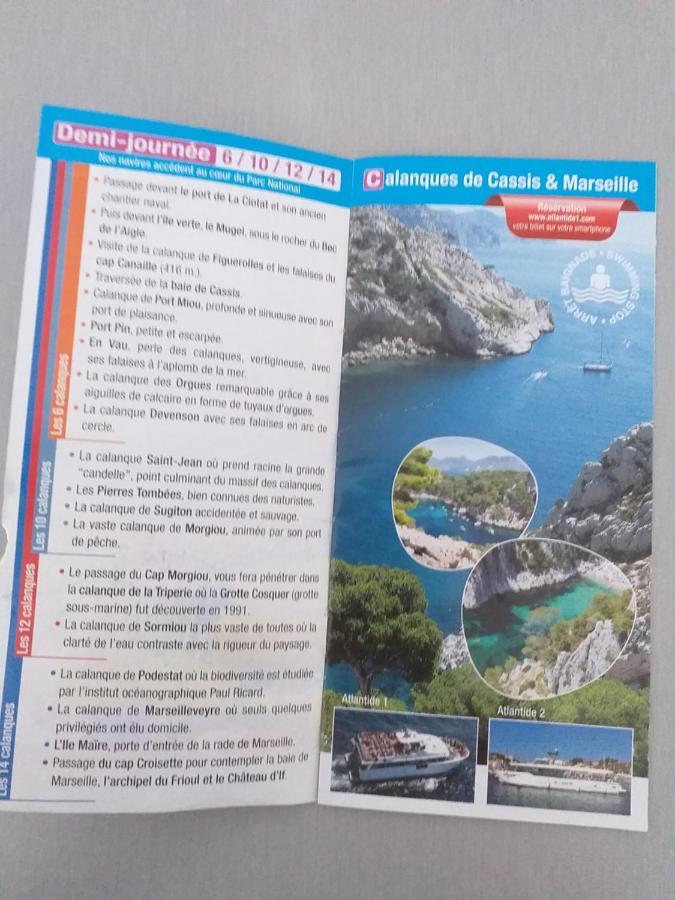 Joli Studio Res Au Calme En Rez De Jardin A Bandol. Kültér fotó
