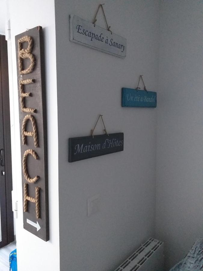 Joli Studio Res Au Calme En Rez De Jardin A Bandol. Kültér fotó